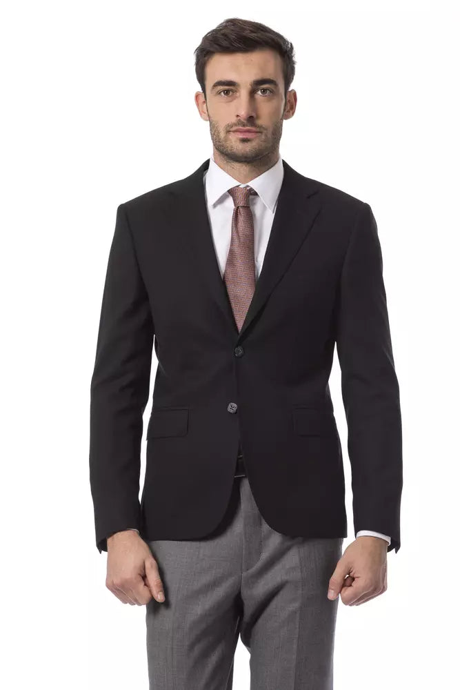 Billionaire Italian Couture Black Wool Mens Blazer Billionaire Italian Couture