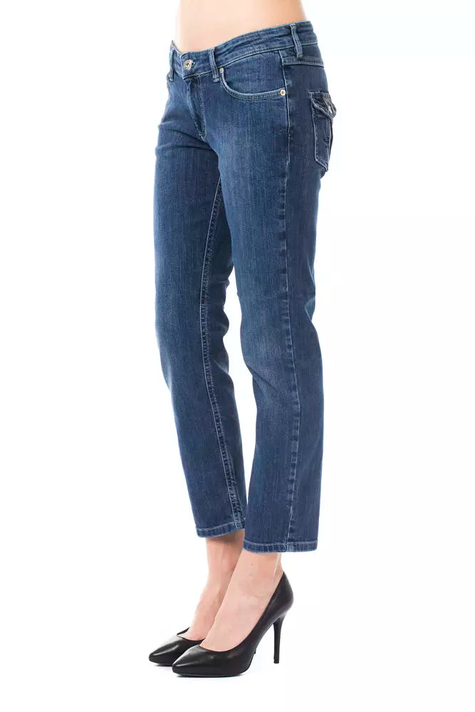 Ungaro Fever Light Blue Cotton Women Jeans Ungaro Fever