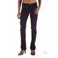 Ungaro Fever Blue Cotton Women's Pants