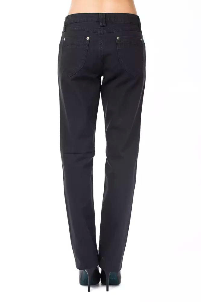Ungaro Fever Blue Cotton Women Pant Ungaro Fever