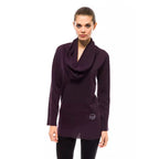 Montana Blu Purple Wool Women Sweater