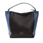 Pompei Donatella Black Leather Women Shoulder Bag