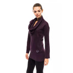 Montana Blu Purple Wool Women Sweater