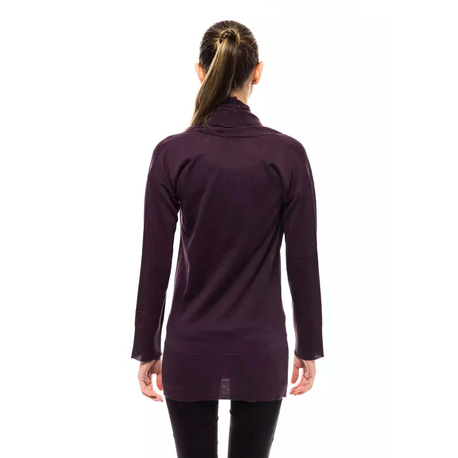 Montana Blu Purple Wool Women Sweater