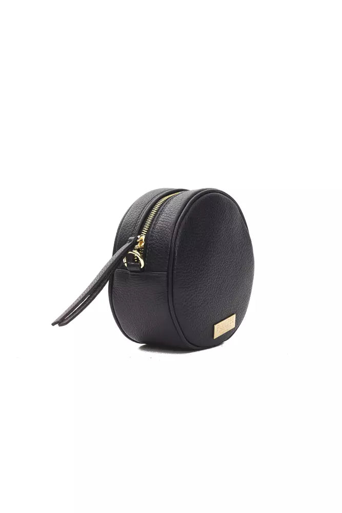 Pompei Donatella Gray Leather Women Crossbody Bag Pompei Donatella