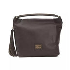 Pompei Donatella Brown Leather Women Shoulder Bag