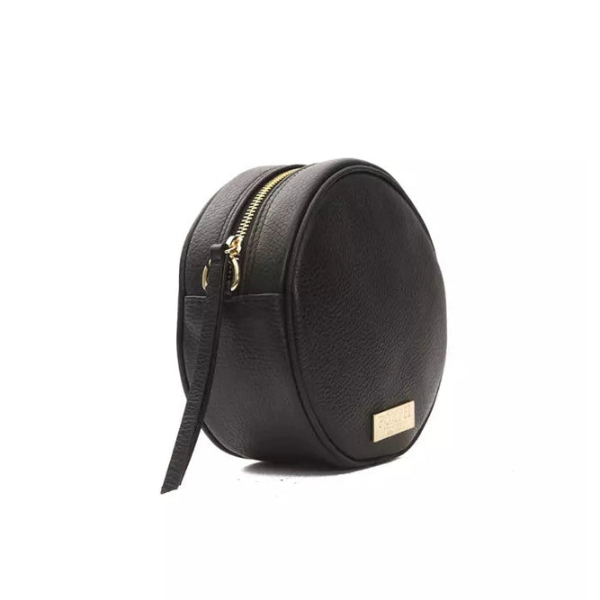 Pompei Donatella Black Leather Women Crossbody Bag