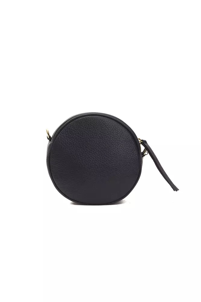 Pompei Donatella Gray Leather Women Crossbody Bag Pompei Donatella
