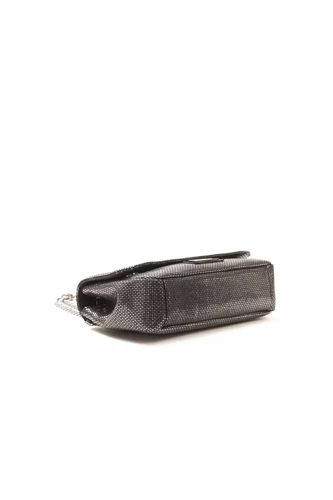 Pompei Donatella Gray Leather Women Crossbody Pompei Donatella