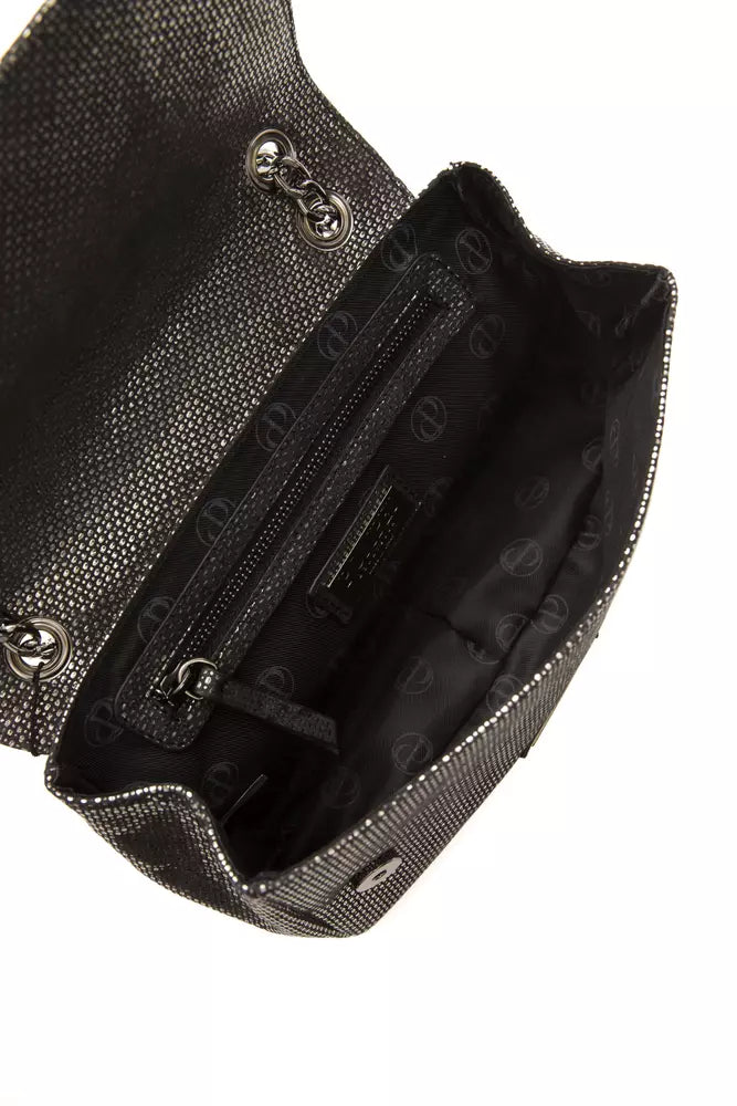 Pompei Donatella Gray Leather Women Crossbody Pompei Donatella