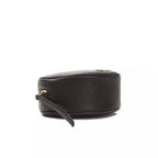 Pompei Donatella Black Leather Women Crossbody Bag