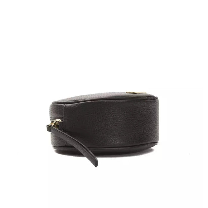 Pompei Donatella Black Leather Women Crossbody Bag