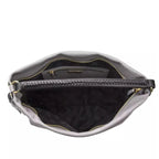 Pompei Donatella Gray Leather Women Shoulder Bag