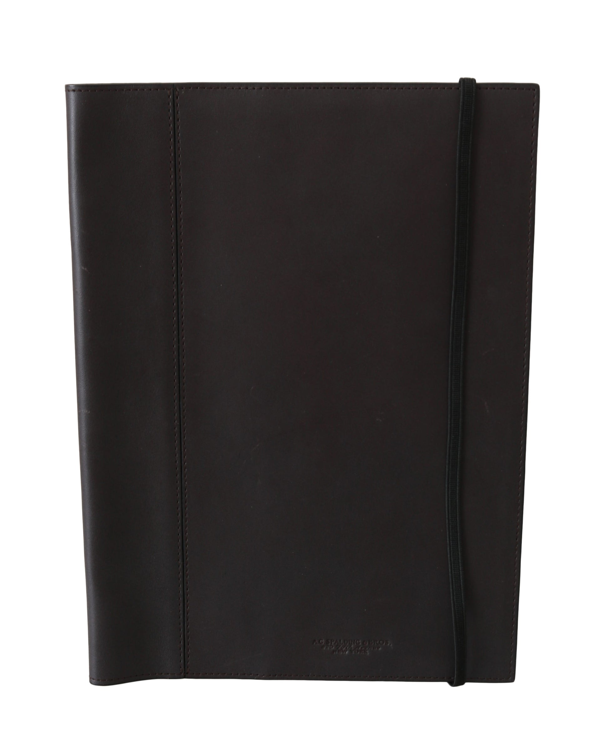 A.G. Spalding & Bros Black Leather Bifold Travel Holder Logo Wallet A.G. Spalding & Bros