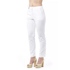 Peserico White Cotton Jeans & Pants
