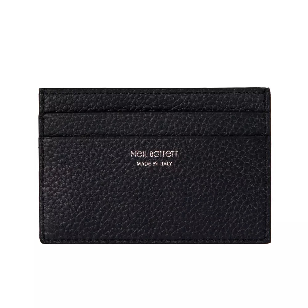 Neil Barrett Black Leather Men's Wallet Neil Barrett