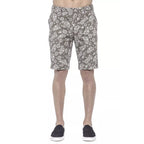 PT Torino Green Cotton Men's Bermuda Shorts