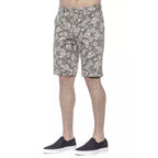 PT Torino Green Cotton Men's Bermuda Shorts