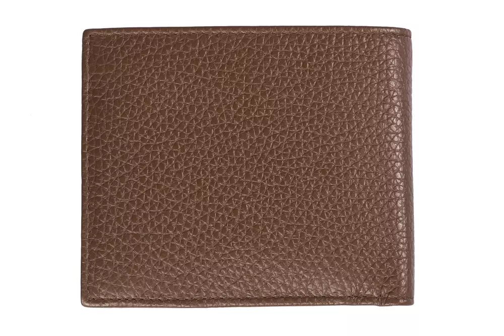 Trussardi Brown Leather Men Wallet Trussardi