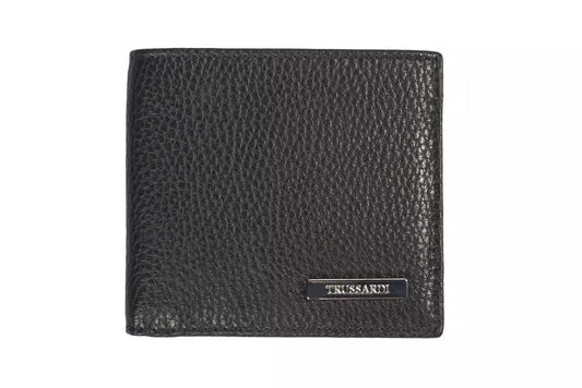 Trussardi Black Leather Men's Wallet Trussardi