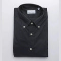Robert Friedman Black Cotton Men's Shirt