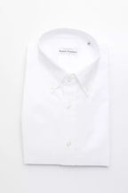 Robert Friedman White Cotton Men's Shirt Robert Friedman