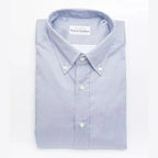Robert Friedman Light Blue Cotton Men Shirt