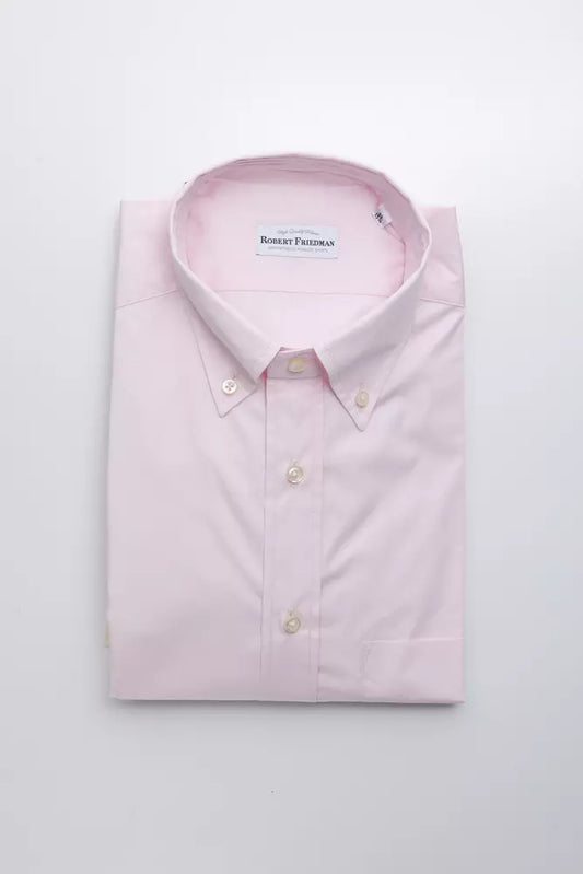Robert Friedman Multicolor Cotton Men Shirt Robert Friedman