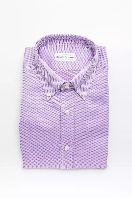 Robert Friedman Multicolor Cotton Men Shirt Robert Friedman