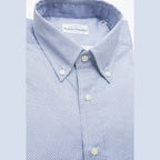 Robert Friedman Light Blue Cotton Men Shirt