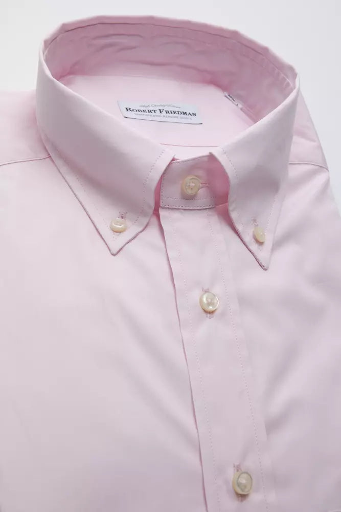 Robert Friedman Multicolor Cotton Men Shirt Robert Friedman