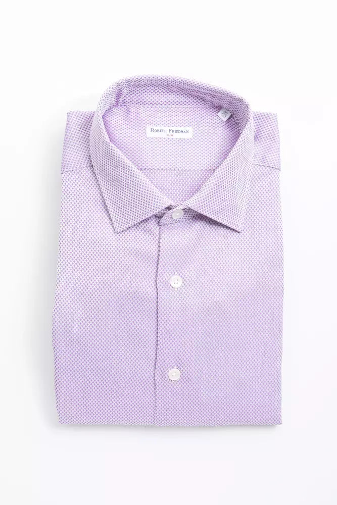 Robert Friedman Multicolor Cotton Men Shirt Robert Friedman