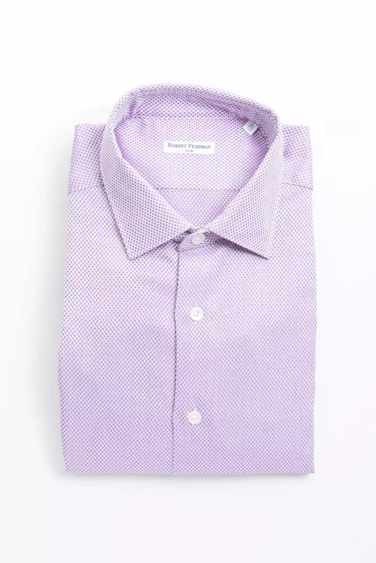 Robert Friedman Multicolor Cotton Men Shirt Robert Friedman