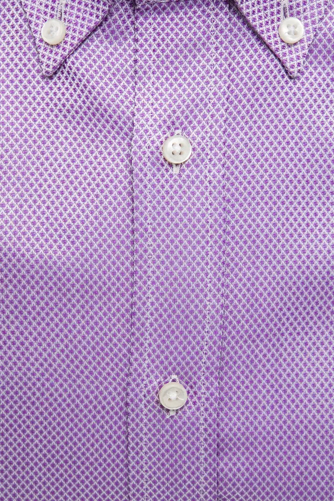 Robert Friedman Multicolor Cotton Men Shirt Robert Friedman