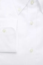 Robert Friedman White Cotton Men's Shirt Robert Friedman