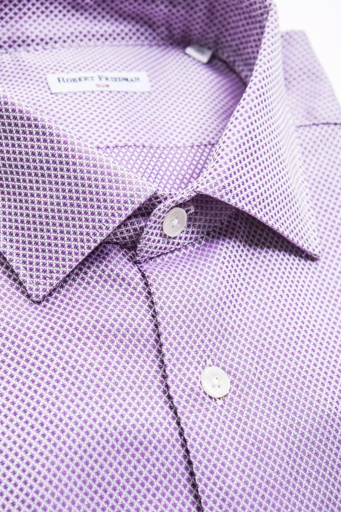 Robert Friedman Multicolor Cotton Men Shirt Robert Friedman