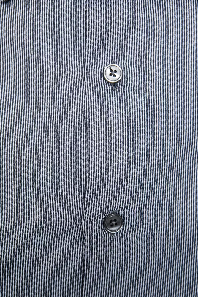 Robert Friedman Blue Cotton Men's Shirt Robert Friedman