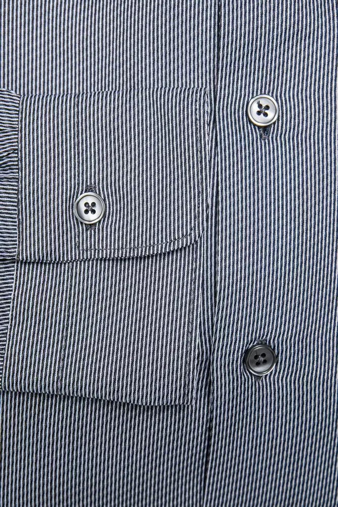 Robert Friedman Blue Cotton Men's Shirt Robert Friedman