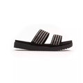 Péché Originel Silver Textile Women Sandal
