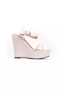 Péché Originel White Polyethylene Women's Wedge Sandal - Eljoys Fashion 