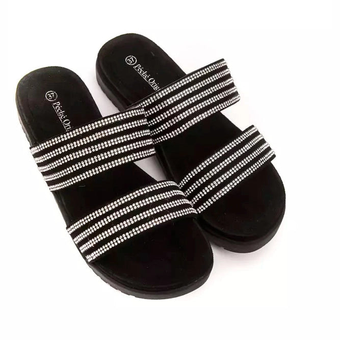 Péché Originel Silver Textile Women Sandal