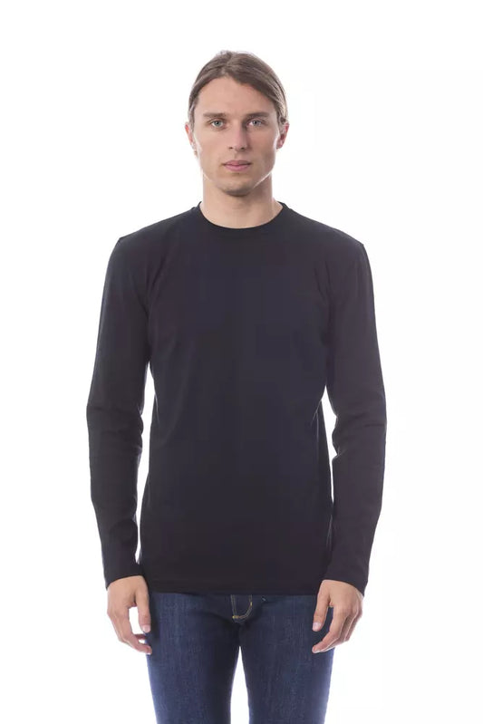 Verri Black Cotton Men T-Shirt Verri