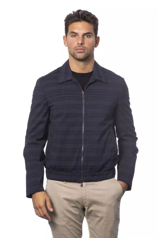 Verri Blue Wool Men Jacket Verri
