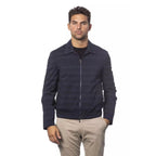 Verri Blue Wool Light Jacket