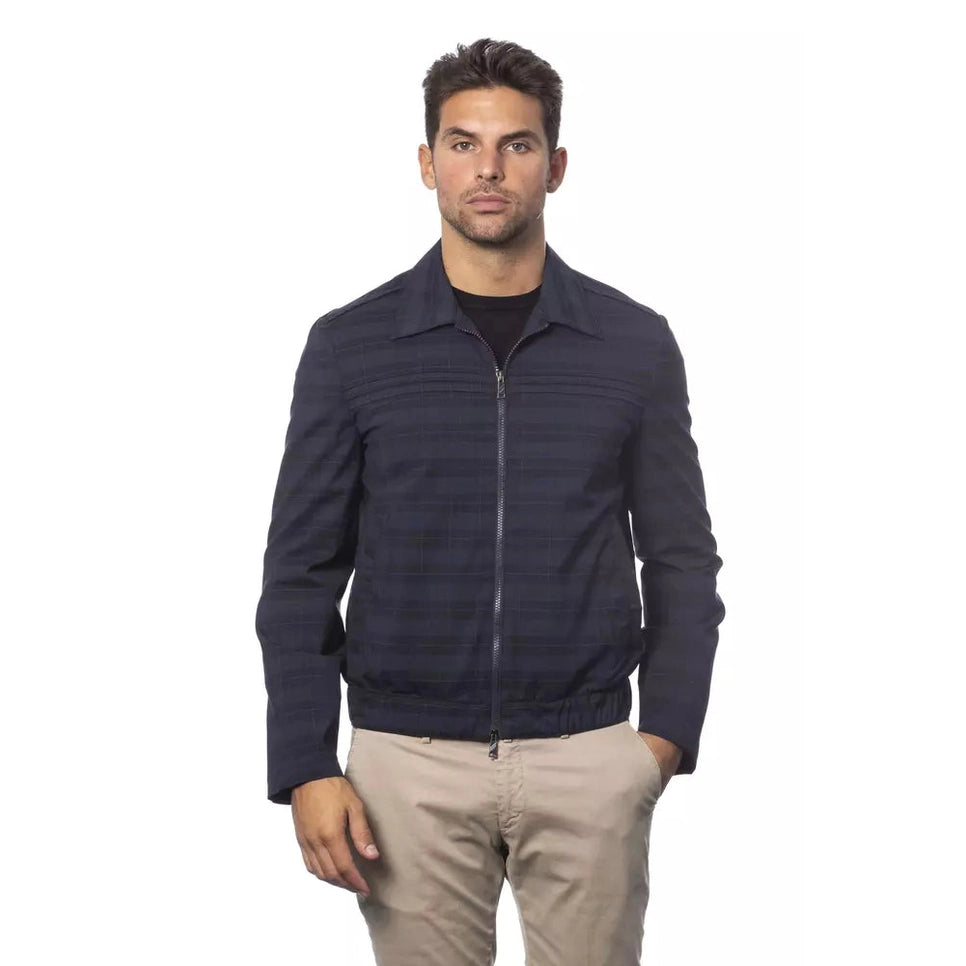 Verri Blue Wool Light Jacket