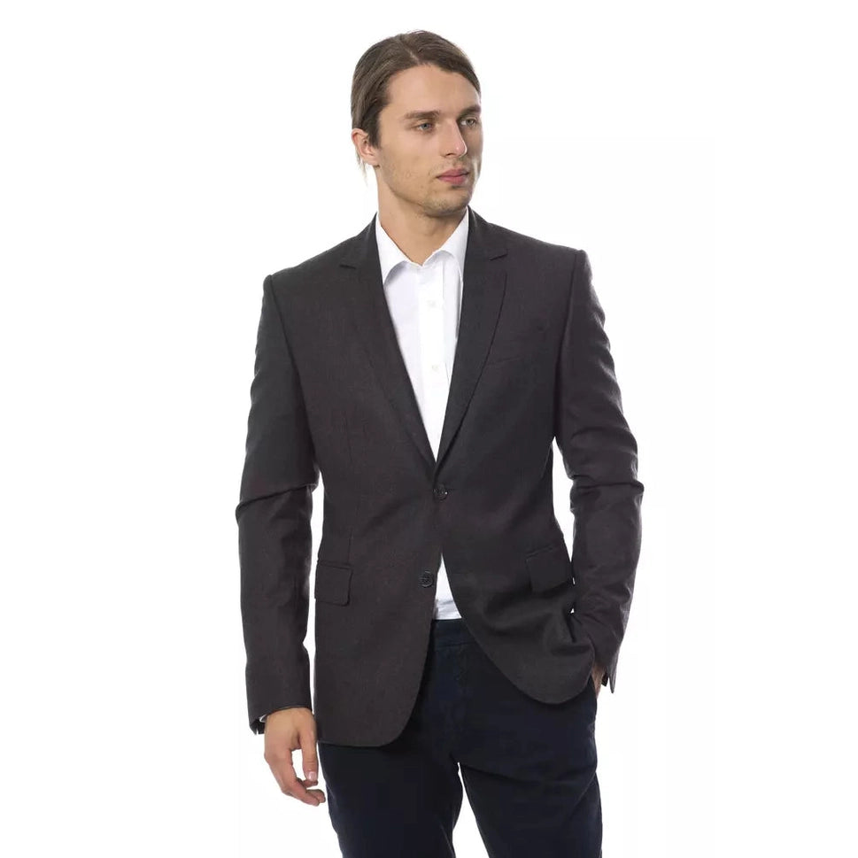 Verri Gray Wool Men Blazer