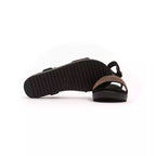 Péché Originel Gold Textile Women Sandal