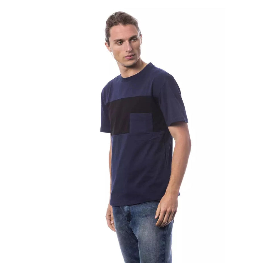 Verri Blue Cotton Men T-Shirt