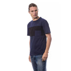 Verri Blue Cotton Men T-Shirt