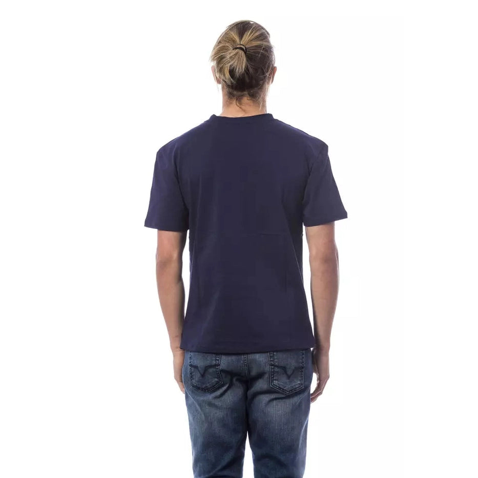 Verri Blue Cotton Men T-Shirt